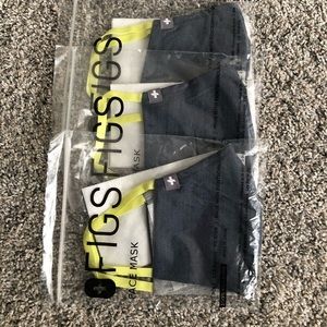 Figs Face Mask in Heather Denim, OS (Lot of 3)